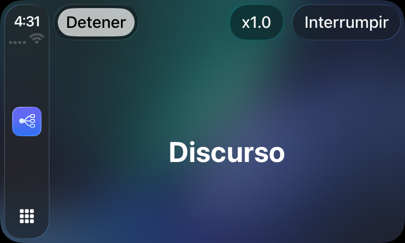 RouterChat reproduce una respuesta en CarPlay
